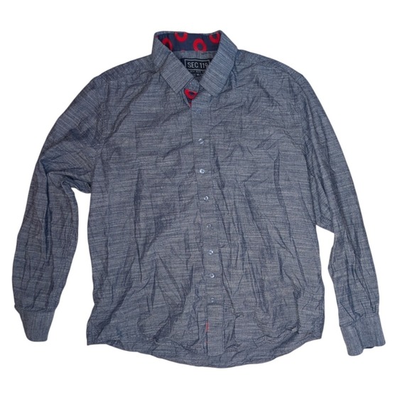 SEC.119 Other - SEC.119 Mens XL Blue Chambray Button Down Shirt Phish Donut The‎ Cactus XL